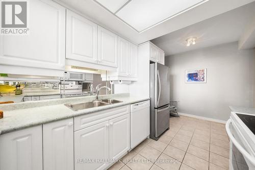 2104 - 215 Wynford Drive, Toronto, ON - Indoor Photo Showing Kitchen With Double Sink