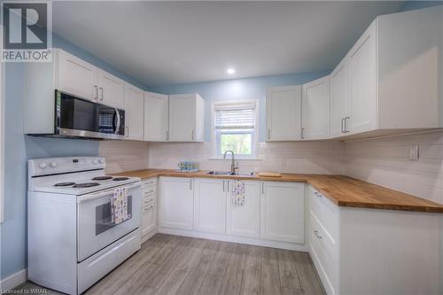 332 Queen Street W, Cambridge, ON - Indoor Photo Showing Kitchen With Double Sink