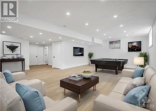 Basement/in-law suite - 85 Chippewa Avenue, Ottawa, ON - Indoor Photo Showing Living Room