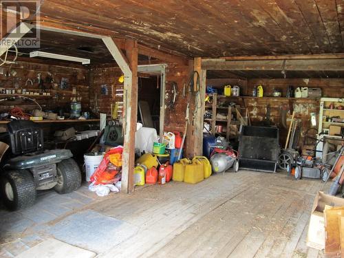 107 Chesley Road, Quesnel, BC - Indoor Photo Showing Garage