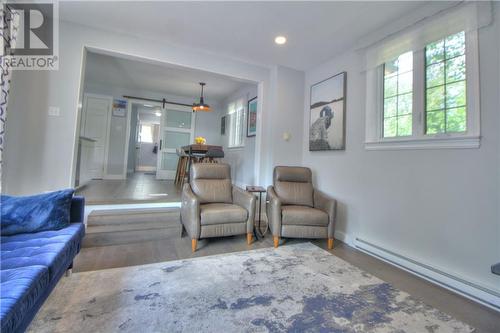 91 Birchwood, Moncton, NB - Indoor Photo Showing Kitchen With Fireplace