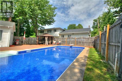91 Birchwood, Moncton, NB - Outdoor With In Ground Pool With Backyard