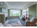 100 Lakeshore Drive Unit# 515, Penticton, BC  - Indoor Photo Showing Living Room With Fireplace 