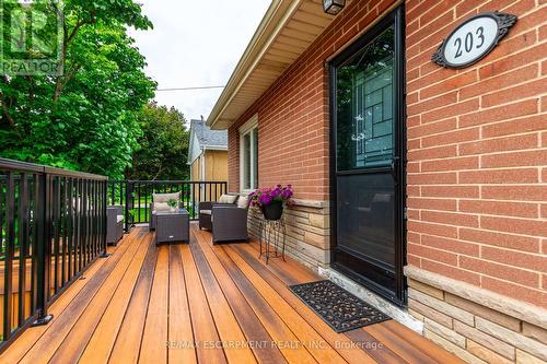 203 West 31St Street, Hamilton, ON - Outdoor With Deck Patio Veranda With Exterior