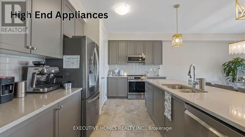 14 Lillian Way, Haldimand, ON - Indoor Photo Showing Kitchen With Stainless Steel Kitchen With Double Sink With Upgraded Kitchen