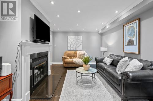 6484 Miller'S Grove, Mississauga, ON - Indoor Photo Showing Living Room With Fireplace