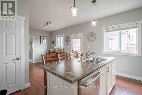 27 Shaw Street, Hamilton, ON - Indoor Photo Showing Kitchen With Double Sink