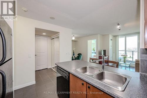 709 - 235 Sherway Gardens Road, Toronto, ON - Indoor Photo Showing Kitchen With Double Sink