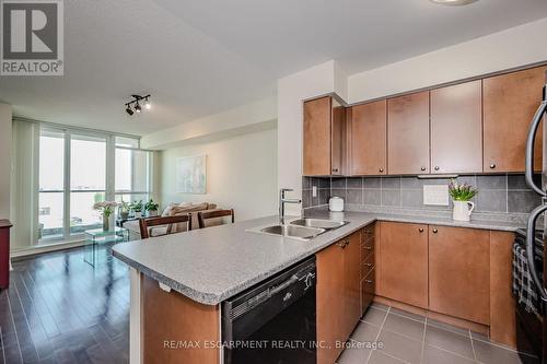 709 - 235 Sherway Gardens Road, Toronto, ON - Indoor Photo Showing Kitchen With Double Sink
