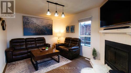 249 Edenwood Crescent, Orangeville, ON - Indoor Photo Showing Living Room With Fireplace