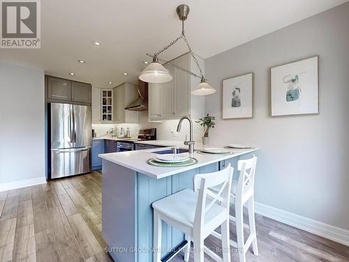 18 Ludstone Drive, Toronto, ON - Indoor Photo Showing Kitchen With Stainless Steel Kitchen