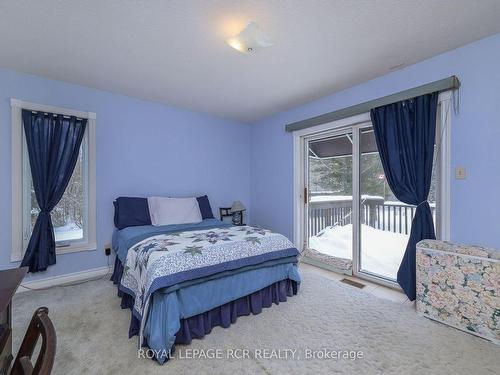 919 Guelph Rd, Centre Wellington, ON - Indoor Photo Showing Bedroom With Fireplace