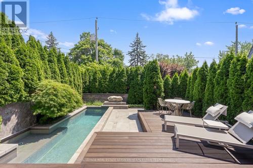 108 Stratford Crescent, Toronto, ON - Outdoor With In Ground Pool With Backyard
