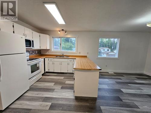 219 Cottonwood Crescent, Tumbler Ridge, BC - Indoor Photo Showing Kitchen With Double Sink