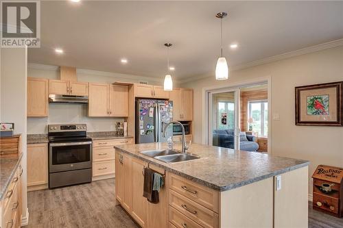 1256 Northern Central Road, Hagar, ON - Indoor Photo Showing Kitchen With Double Sink