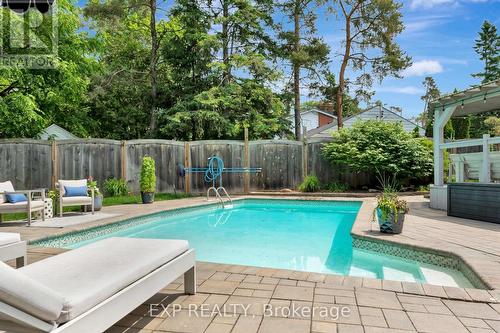 308 Lexington Road, Waterloo, ON - Outdoor With In Ground Pool With Backyard