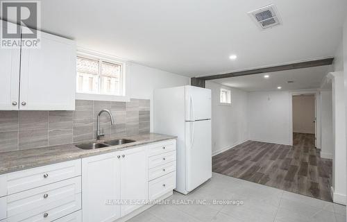 771 Rennie Street, Hamilton, ON - Indoor Photo Showing Kitchen With Double Sink