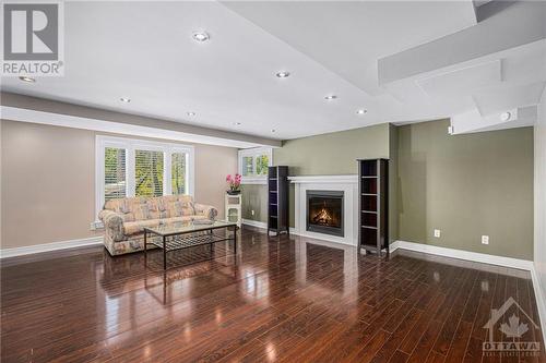 4120 Riverside Drive Unit#K, Ottawa, ON - Indoor With Fireplace