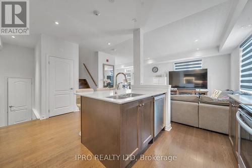 1 - 62 Preston Meadow Avenue, Mississauga, ON - Indoor Photo Showing Kitchen With Double Sink