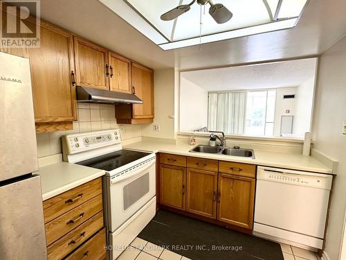 206 - 22 Clarissa Drive, Richmond Hill, ON - Indoor Photo Showing Kitchen With Double Sink