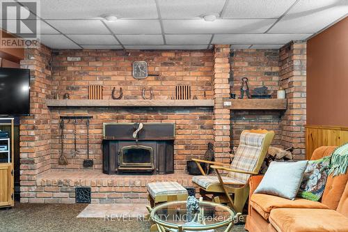 3093 Hwy 26, Springwater (Minesing), ON - Indoor Photo Showing Living Room With Fireplace