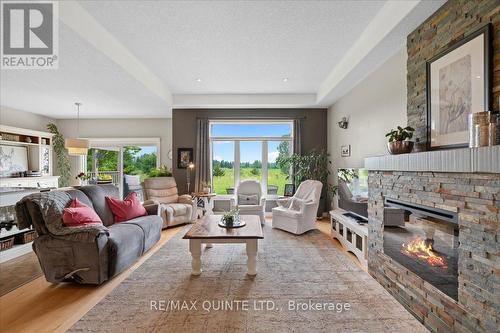 49 Maplehurst Crescent, Prince Edward County, ON - Indoor Photo Showing Living Room With Fireplace