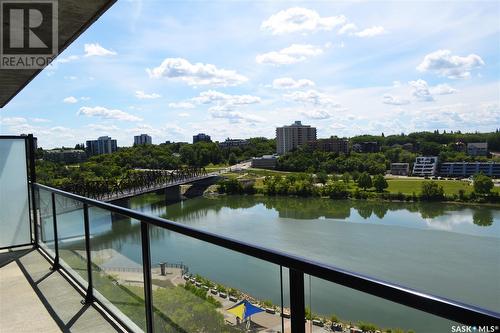 908 490 2Nd Avenue S, Saskatoon, SK - Outdoor With Body Of Water With Balcony With View