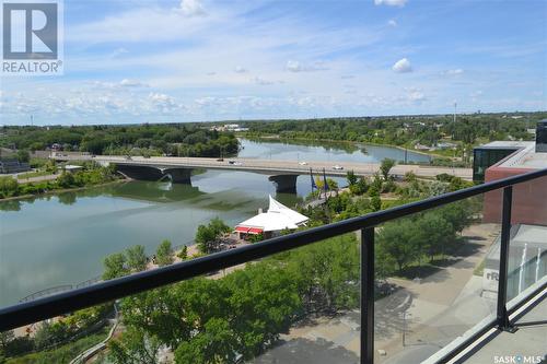 908 490 2Nd Avenue S, Saskatoon, SK - Outdoor With Body Of Water With Balcony With View