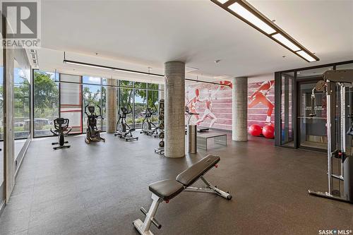 908 490 2Nd Avenue S, Saskatoon, SK - Indoor Photo Showing Gym Room