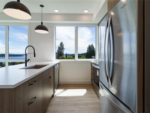 204-201 Dogwood Dr, Ladysmith, BC - Indoor Photo Showing Kitchen With Upgraded Kitchen