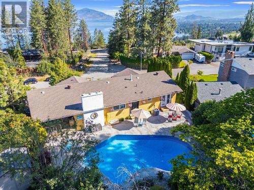 431 Okaview Road, Kelowna, BC - Outdoor With In Ground Pool With View