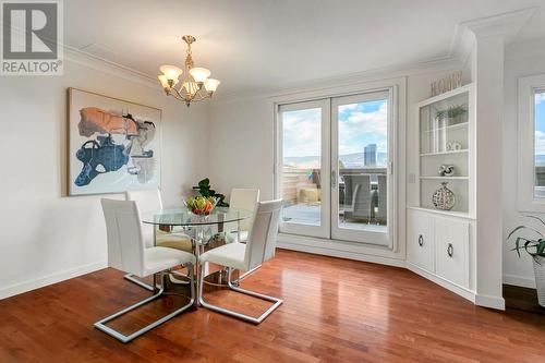 1915 Pacific Court Unit# 504, Kelowna, BC - Indoor Photo Showing Dining Room