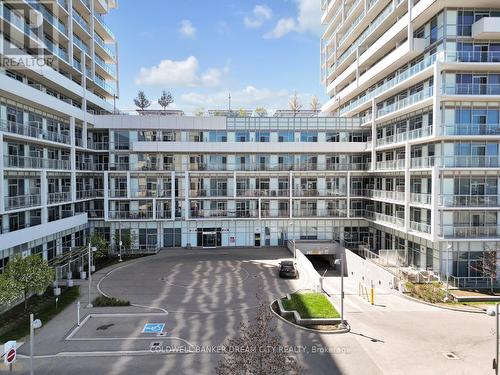 1612 - 65 Speers Road, Oakville, ON - Outdoor With Balcony With Facade