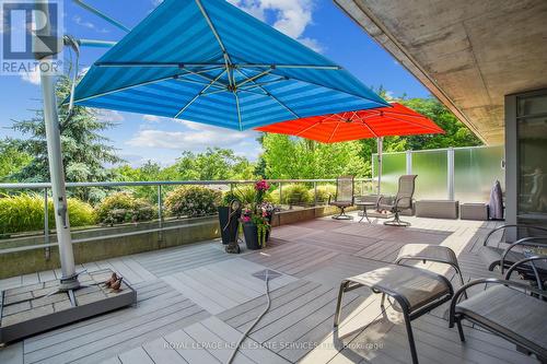 607 - 383 Ellis Park Road, Toronto, ON - Outdoor With Deck Patio Veranda With Exterior