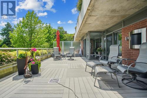 607 - 383 Ellis Park Road, Toronto, ON - Outdoor With Deck Patio Veranda With Exterior