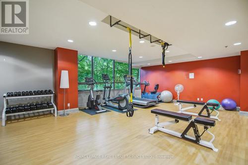 607 - 383 Ellis Park Road, Toronto, ON - Indoor Photo Showing Gym Room