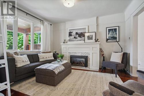 67 Fifth Street, Toronto, ON - Indoor Photo Showing Living Room With Fireplace