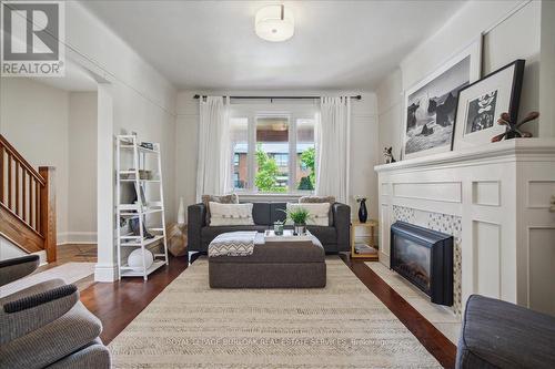 67 Fifth Street, Toronto, ON - Indoor Photo Showing Living Room With Fireplace