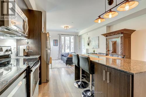 140 - 50 Carnation Avenue, Toronto, ON - Indoor Photo Showing Kitchen With Upgraded Kitchen