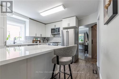 115 Stewartdale Avenue, Hamilton, ON - Indoor Photo Showing Kitchen With Stainless Steel Kitchen With Upgraded Kitchen