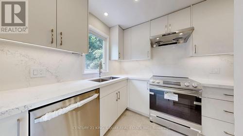 137 Lawrence Avenue E, Toronto, ON - Indoor Photo Showing Kitchen With Double Sink