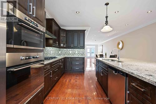 1A Ardell Avenue, Toronto (Oakridge), ON - Indoor Photo Showing Kitchen With Double Sink With Upgraded Kitchen