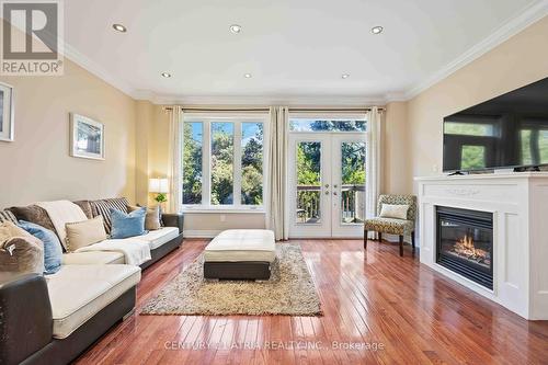 1A Ardell Avenue, Toronto, ON - Indoor Photo Showing Living Room With Fireplace