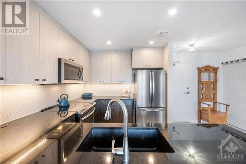 360 Tribeca Private Unit#10, Ottawa, ON - Indoor Photo Showing Kitchen With Double Sink