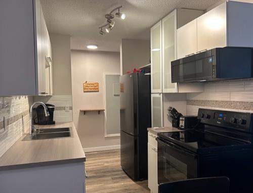 308-803 Fairview Road, Penticton, BC - Indoor Photo Showing Kitchen With Double Sink