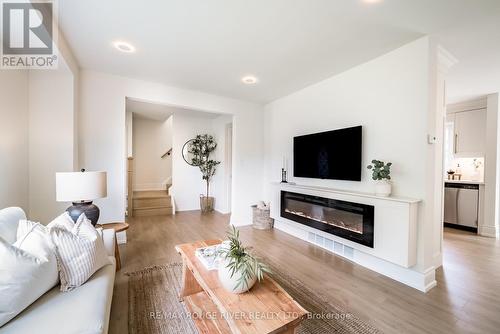 364 Holcan Avenue, Oshawa, ON - Indoor Photo Showing Living Room With Fireplace