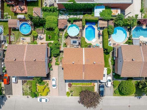 Aerial photo - 3696 Rue Charles-Goulet, Montréal (Rivière-Des-Prairies/Pointe-Aux-Trembles), QC - Outdoor With Above Ground Pool With View