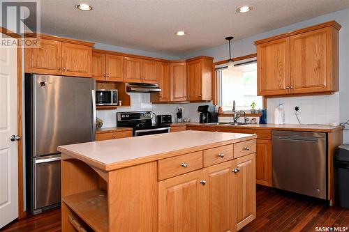 705 Sun Valley Drive, Estevan, SK - Indoor Photo Showing Kitchen With Double Sink