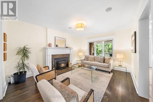 284 Manor Road E, Toronto, ON - Indoor Photo Showing Living Room With Fireplace