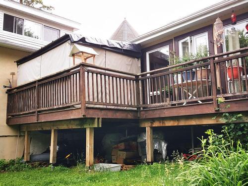 Back facade - 204  - 206 Ch. Beaulne, Piedmont, QC - Outdoor With Deck Patio Veranda With Exterior